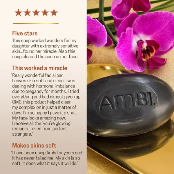 Ambi Black Soap With Shea Butter 3.5 oz For Cheap