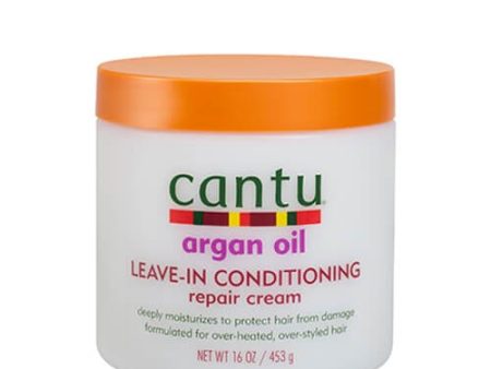 Cantu Argan Oil Leave-In Conditioning Repair Cream 16 oz on Sale