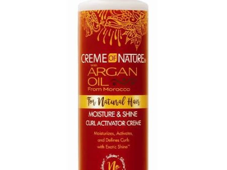 Creme of Nature Argan Oil for Natural Hair Moisture & Shine Curl Activator Creme 12 oz on Sale