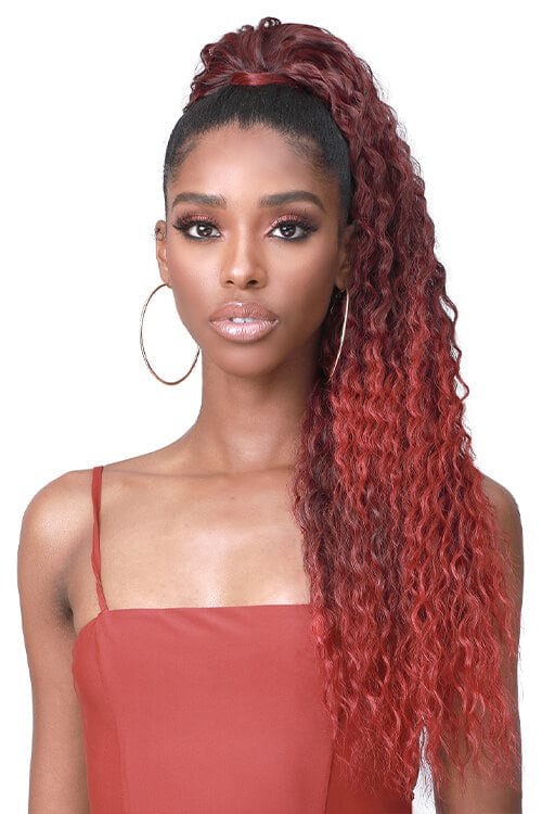 Bobbi Boss Miss Origin Designer Mix Tress Up Brazilian Wave 28″ Ponytail MOD026 For Discount