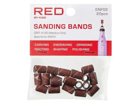 ENF02 Red Electric Nail File Sanding Bands For Discount