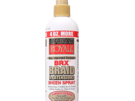 Bronner Bros African Royale BRX Braid and Extensions Sheen Spray 12 oz Supply