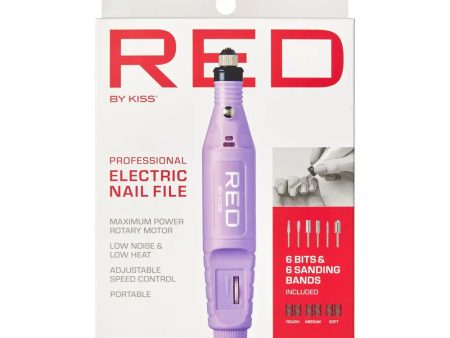 ENF01 Red Electric Nail File Supply