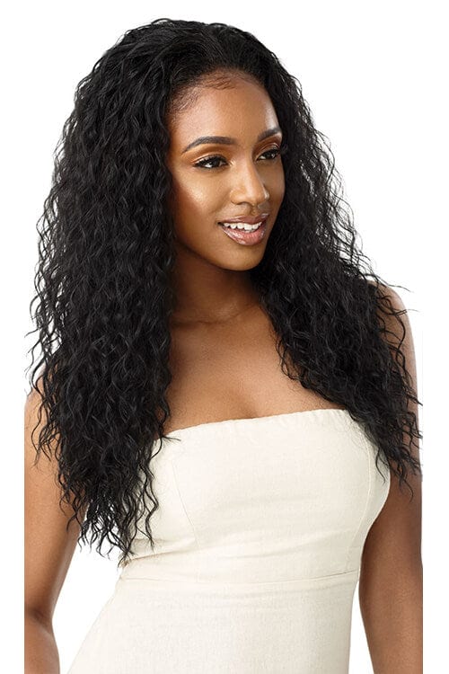 Outre Quick Weave Wet & Wavy Beach Curl 24  Synthetic Half Wig Online now