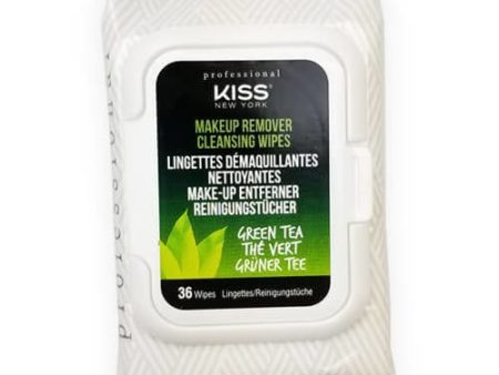 Kiss Professional Green Tea Makeup Remover Wipes 36ct Supply