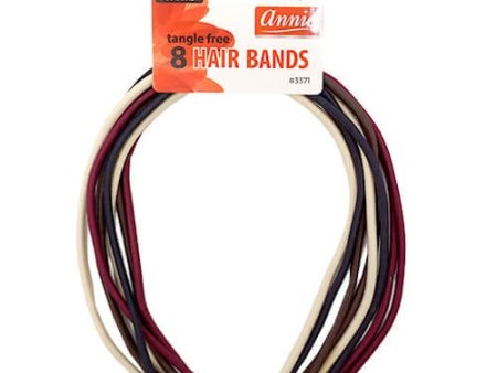 Annie #3371 Tangle Free Hair Bands Assorted Colors 17 1 2  8 ct Online now