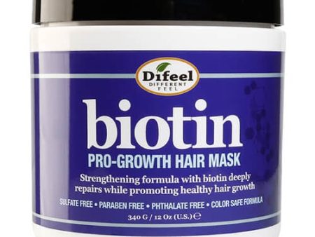 Difeel Biotin Pro-Growth Hair Mask 12 oz Online Hot Sale