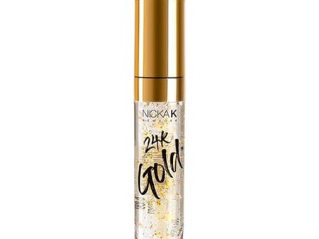 Nicka K New York LGGD01 24K Gold Lip Gloss - Gold Color 0.23 oz Hot on Sale