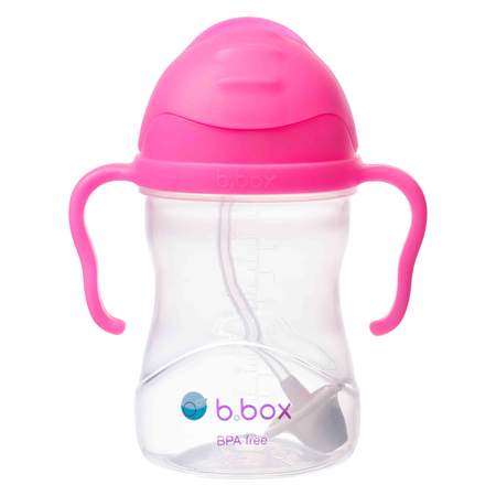 B.Box Sippy Cup Neon - Pink Pomegranate (NEW Upgraded 2019) Cheap