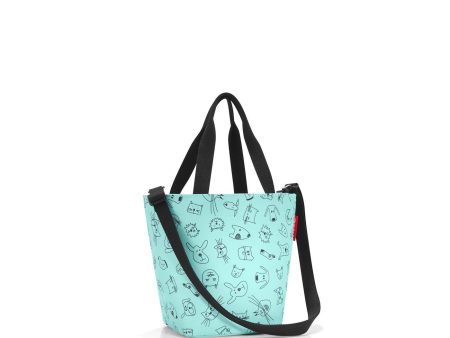 Reisenthel Shopper XS Kids Cats & Dogs Mint Fashion