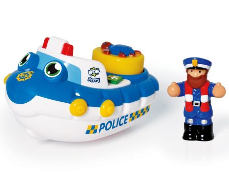 WOW Toys Police Boat Perry (Bath Toy) For Discount