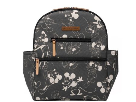 Petunia Pickle Bottom Ace Backpack In Mickey s 90th Vintage Black & White For Sale