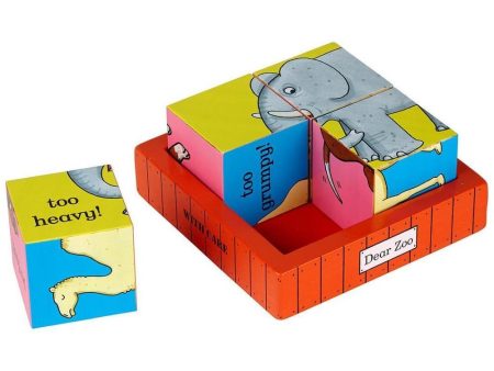 Dear Zoo Wooden Puzzle Blocks Discount