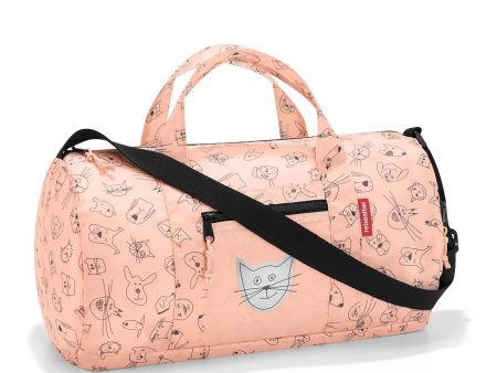 Reisenthel Mini Maxi Dufflebag S Kids Cats & Dogs Rose Sale