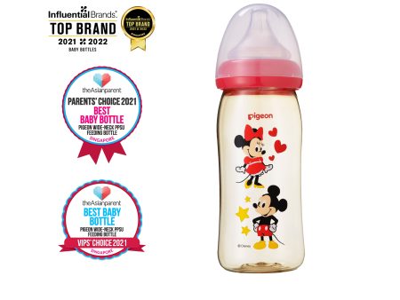 Pigeon Softtouch PPSU Nursing Bottle 240ml Disney Fashion