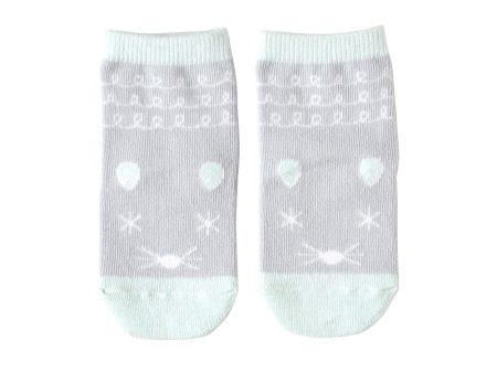 Hoppetta Animal Socks 9 to 11 cm - Blue For Discount