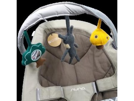 Nuna LEAF Toybar Reversible (Cinder & Silver) Hot on Sale